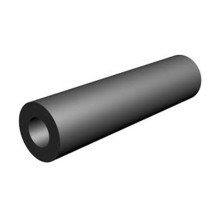 Hollow cylindrical rubber fender for yacht